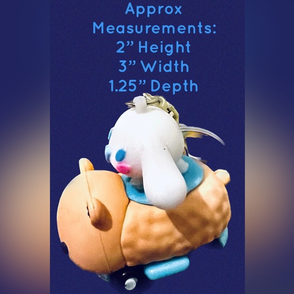 Hello Kitty Cinnamonroll Keychain or Bag Charm New - Picture 4 of 5